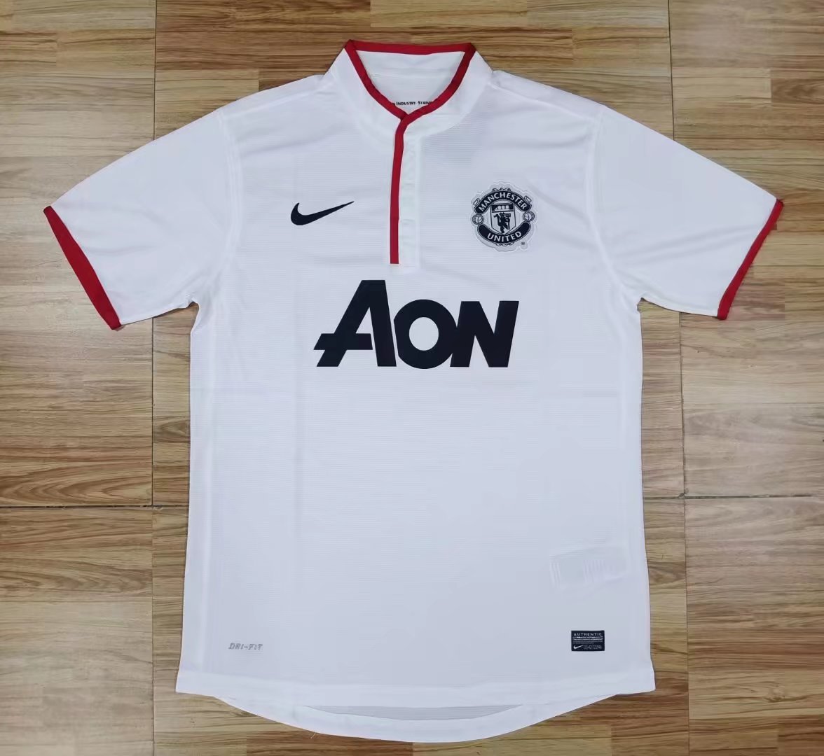 2012-2013 Manchester United white shirt 
