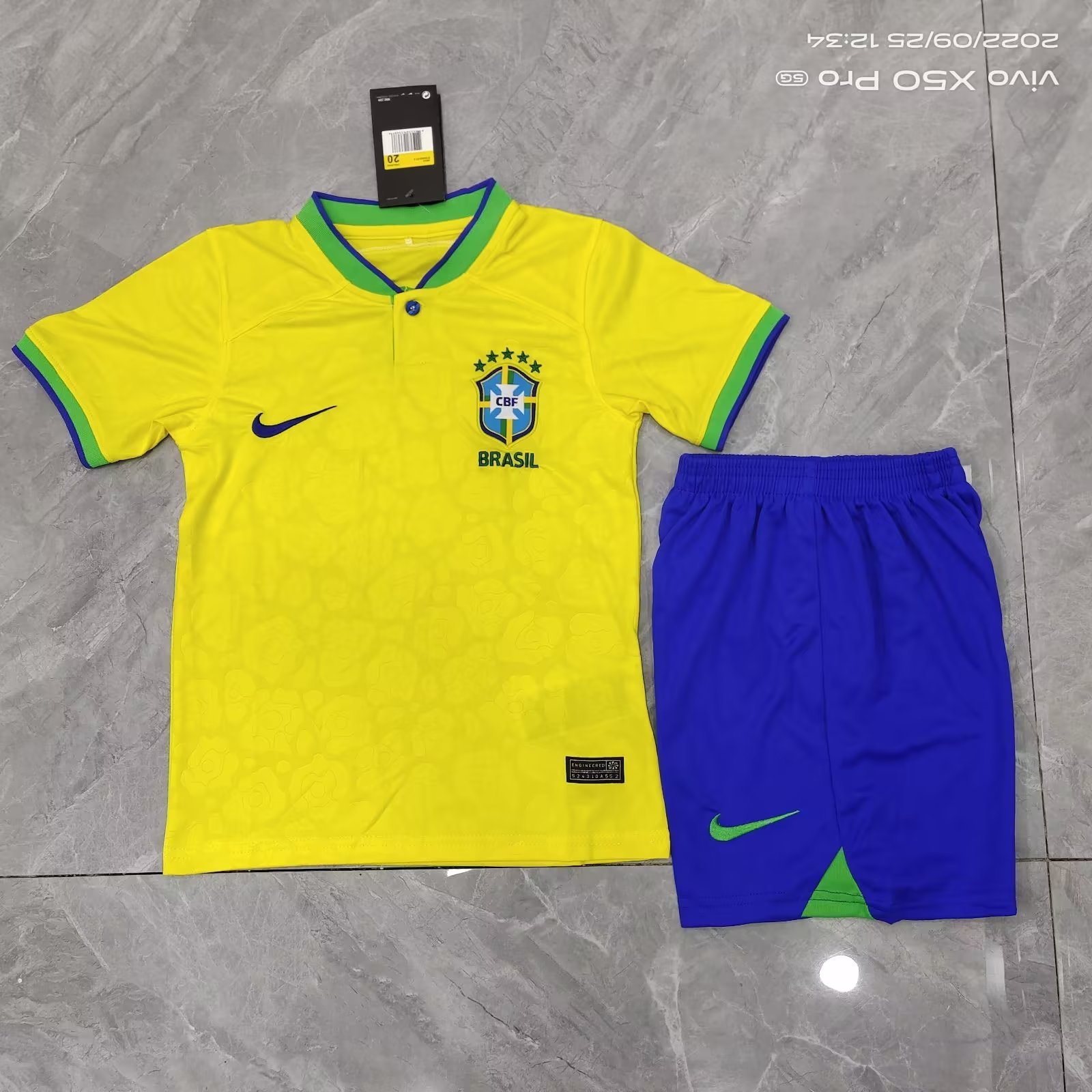 2022-2023 Brazil home kids kit