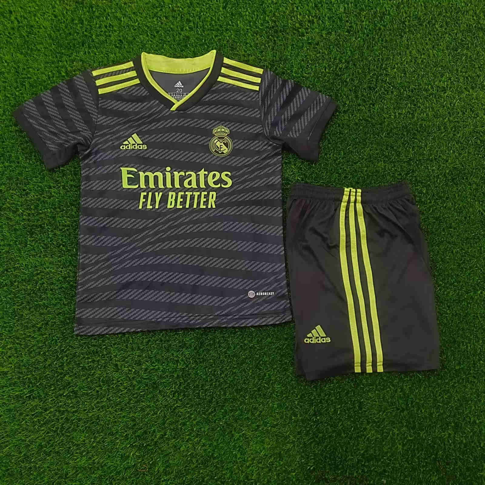 2022-2023 Real Madrid 2rd away kids kit