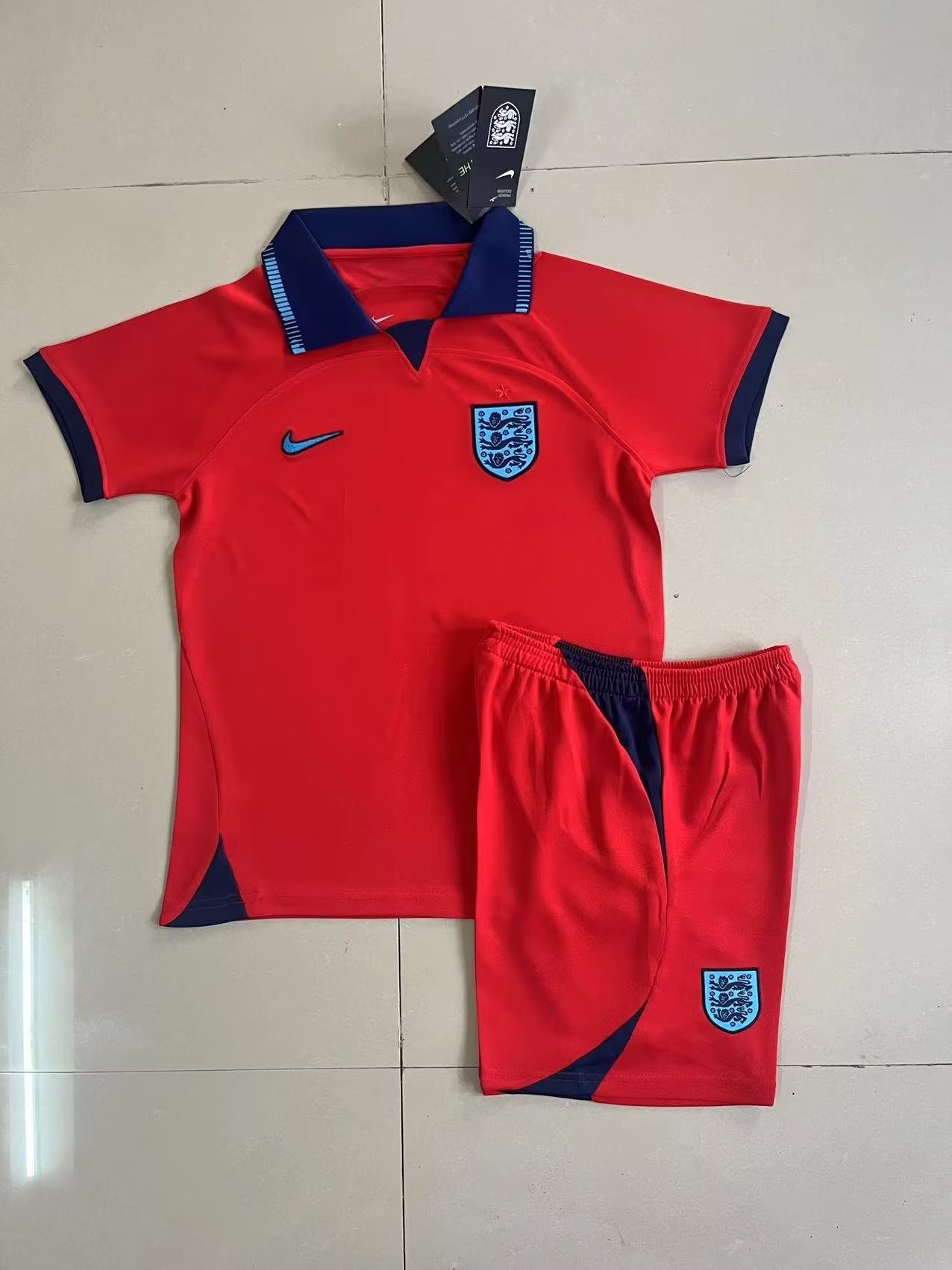 2022-2023 England away kids kit 