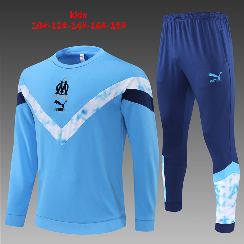 2022-2023 Marseille kids kit Training clothes