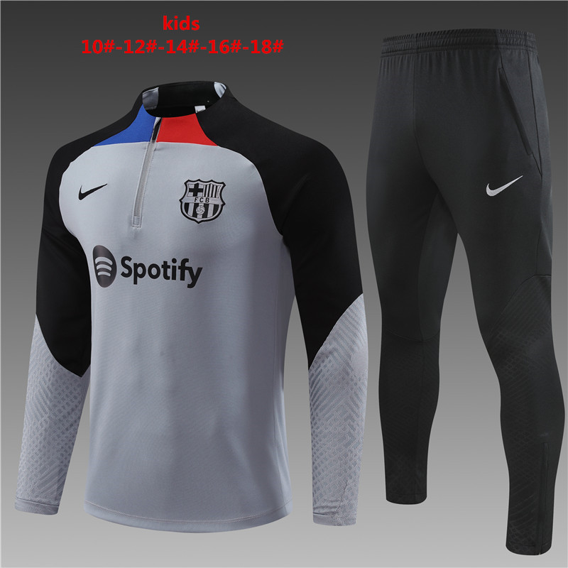 2022-2023 Barcelona kids football training suit