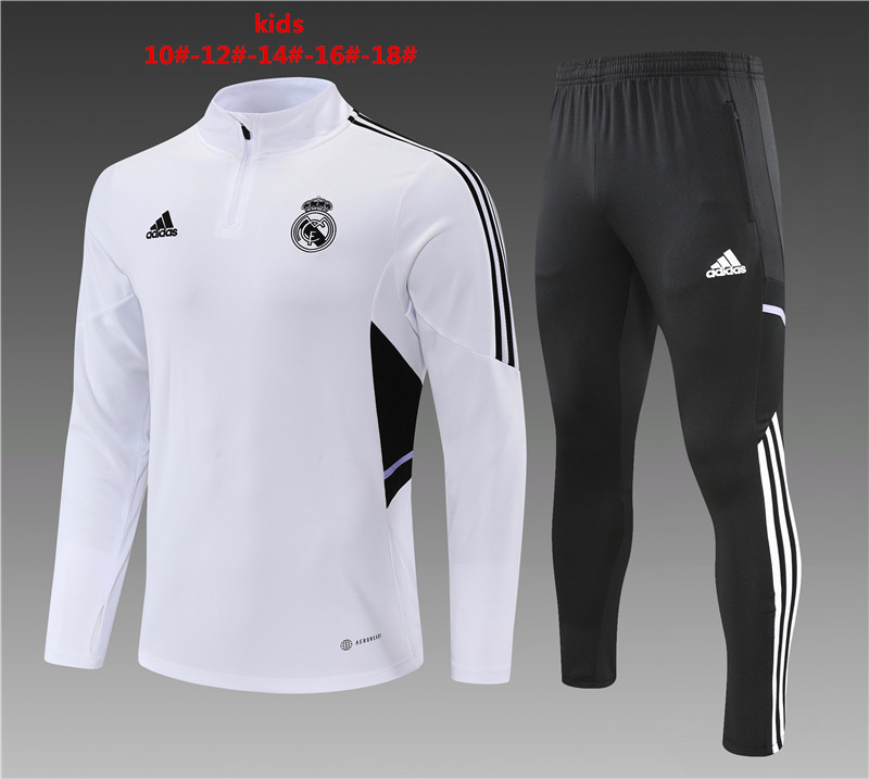 2022-2023 Real Madrid kids kit training suit 