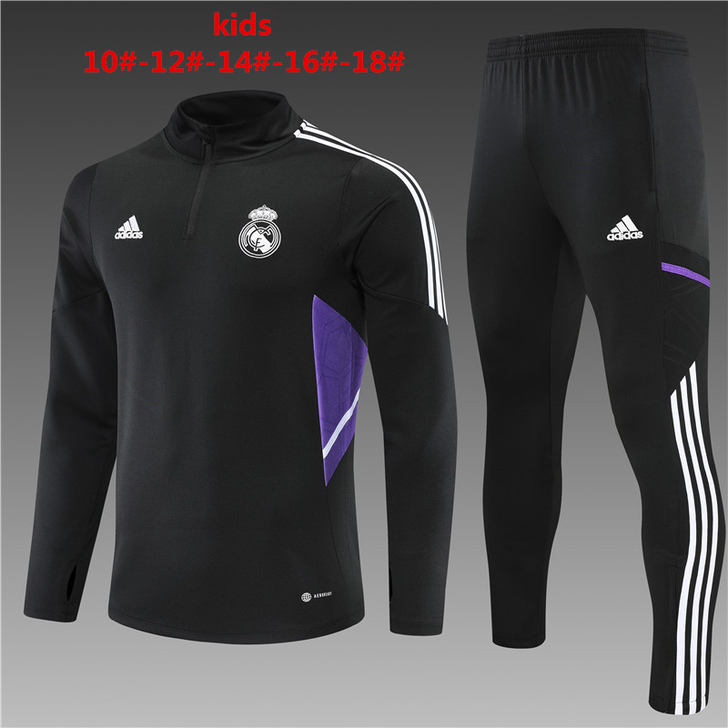 2022-2023 Real Madrid kids kit training suit 