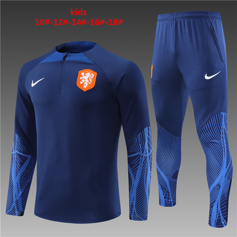2022/2023 the Netherlands kids kit Training suit