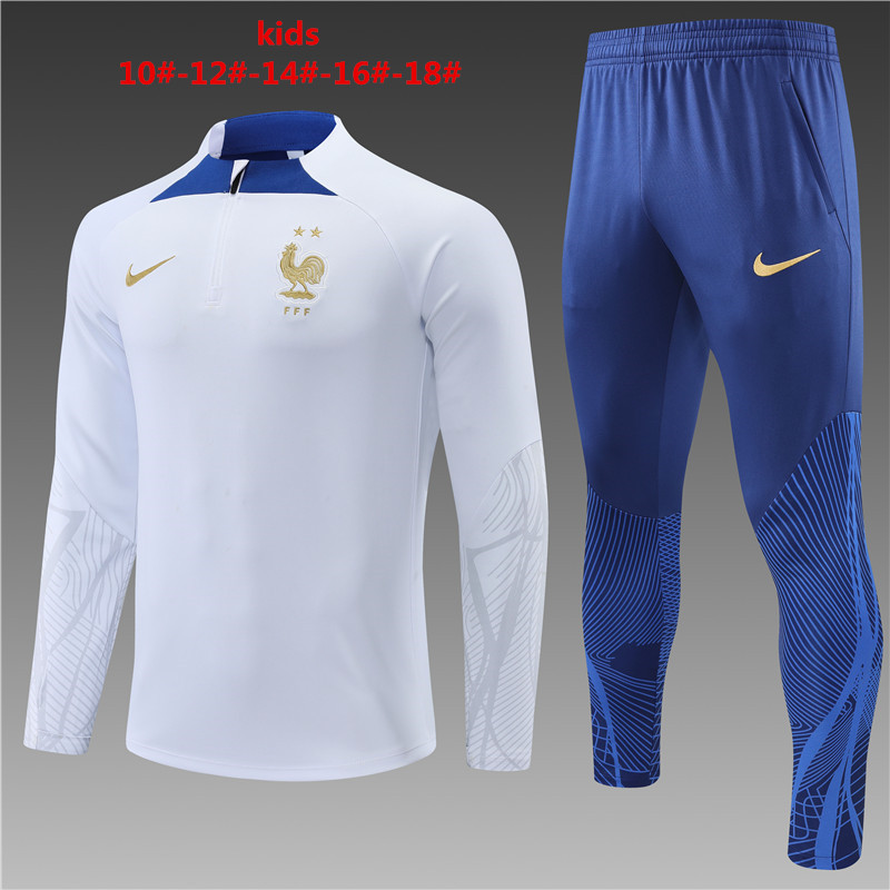 2022/2023 France kids kit Training suit