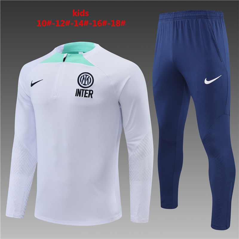 2022-2023 Inter Milan kids football training clothes