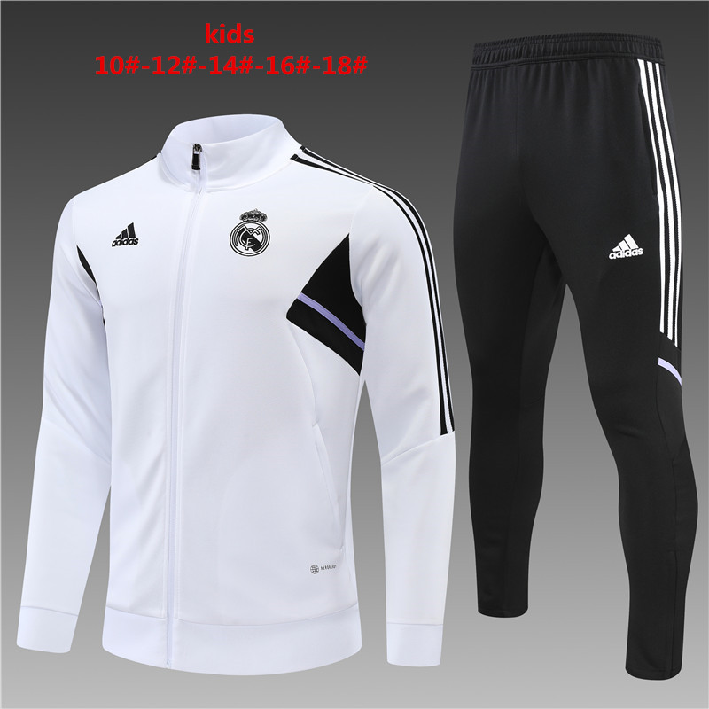 2022-2023 Real Madrid kids kit training suit  Jacket