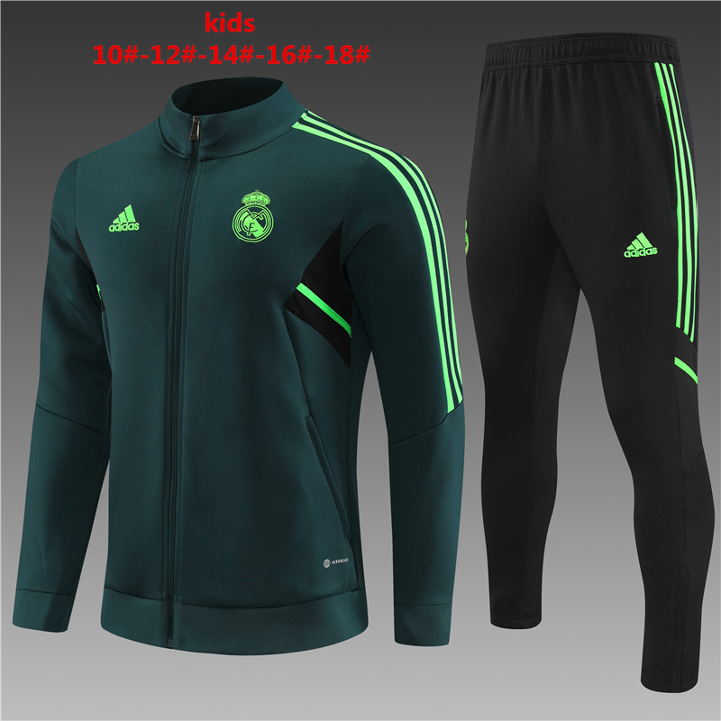 2022-2023 Real Madrid kids kit training suit  Jacket