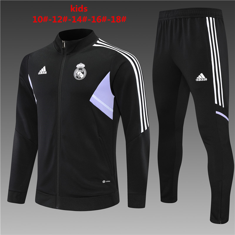 2022-2023 Real Madrid kids kit training suit  Jacket