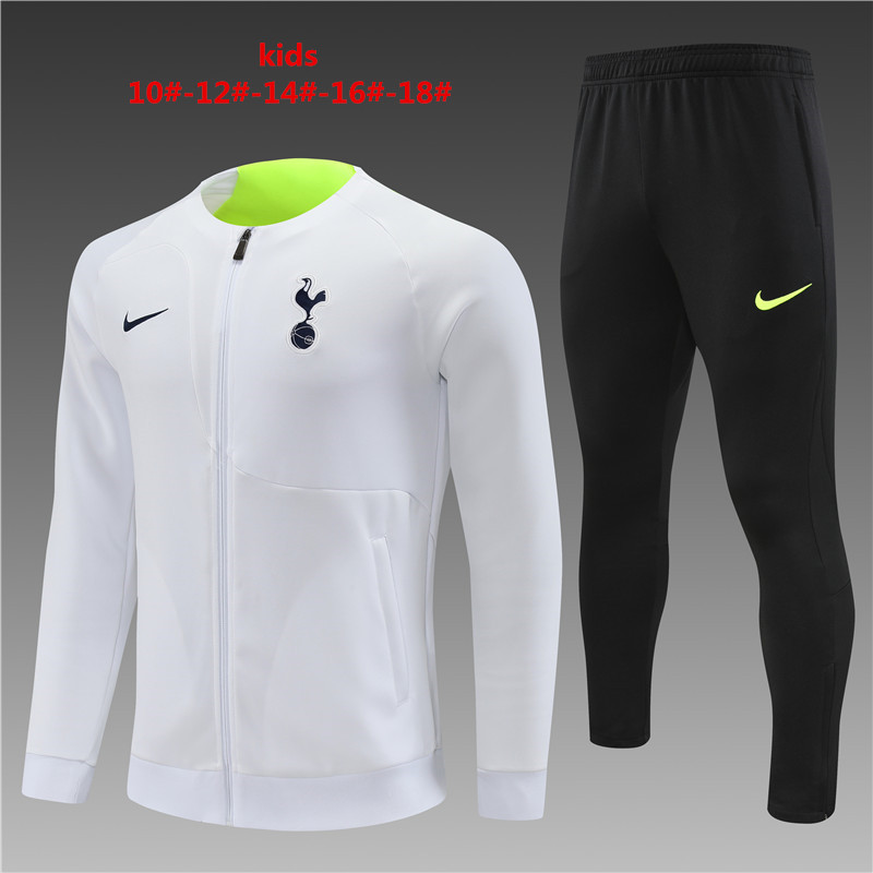 2022-2023 Tottenham Hotspur kids kit Training clothes Jacket