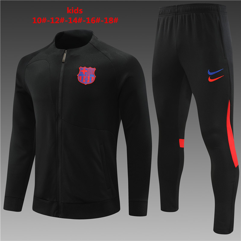 2022-2023 Barcelona kids football training suit Jacket