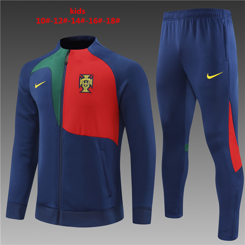 2022/2023 Portugal Kids Training  Set Jacket