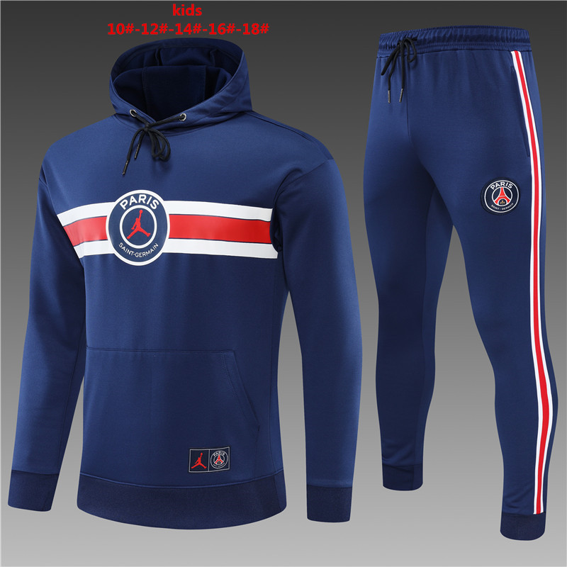 2022-2023 Hat Jordan Paris Saint Germain  kids pullover hooded sweater plush PSG