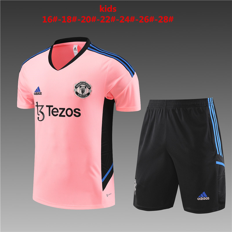 2022-2023 MANCHESTER UNITED Training clothes KIDS kit With pockets