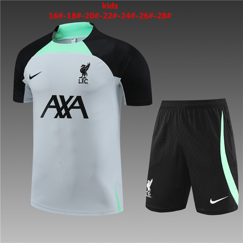 2023-2024 Liverpool Training clothes KIDS kit With pockets