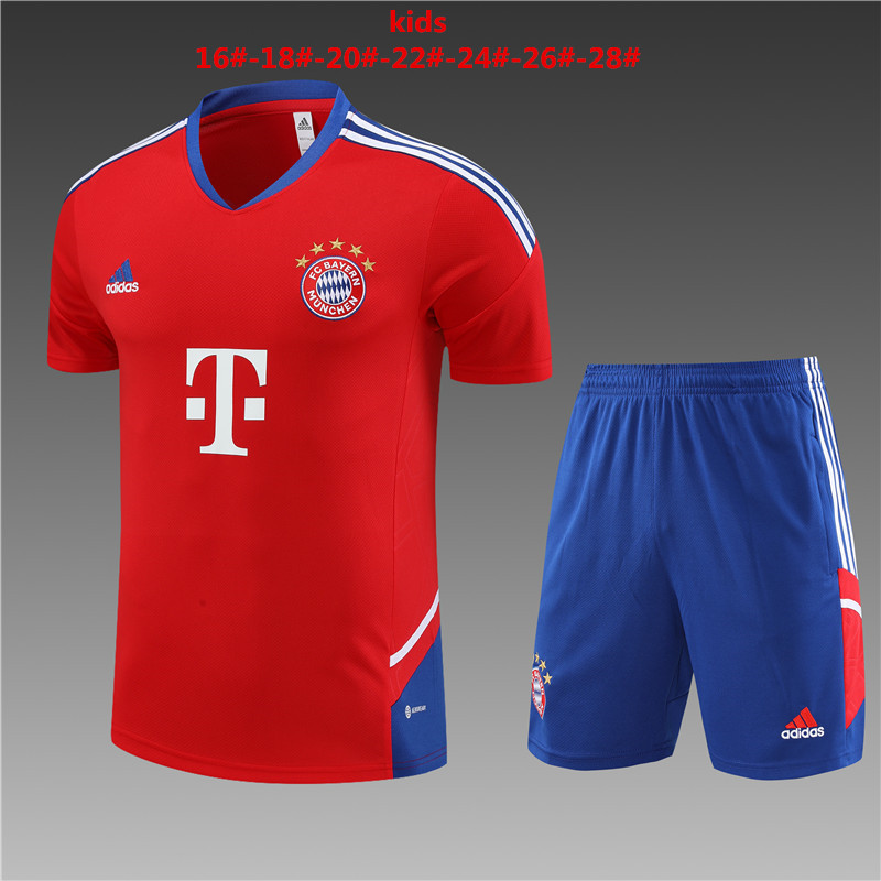 2022-2023 BAYERN MUNICH Training clothes KIDS kit With pockets