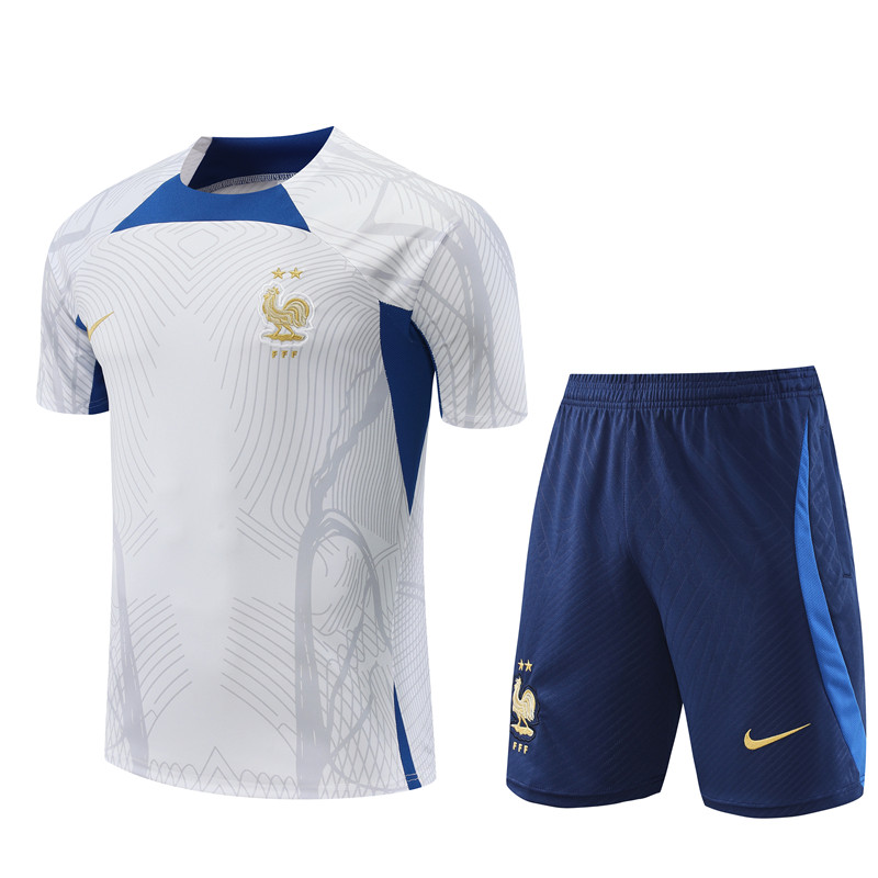 2022-2023 France Training clothes   adult  kit  With pockets