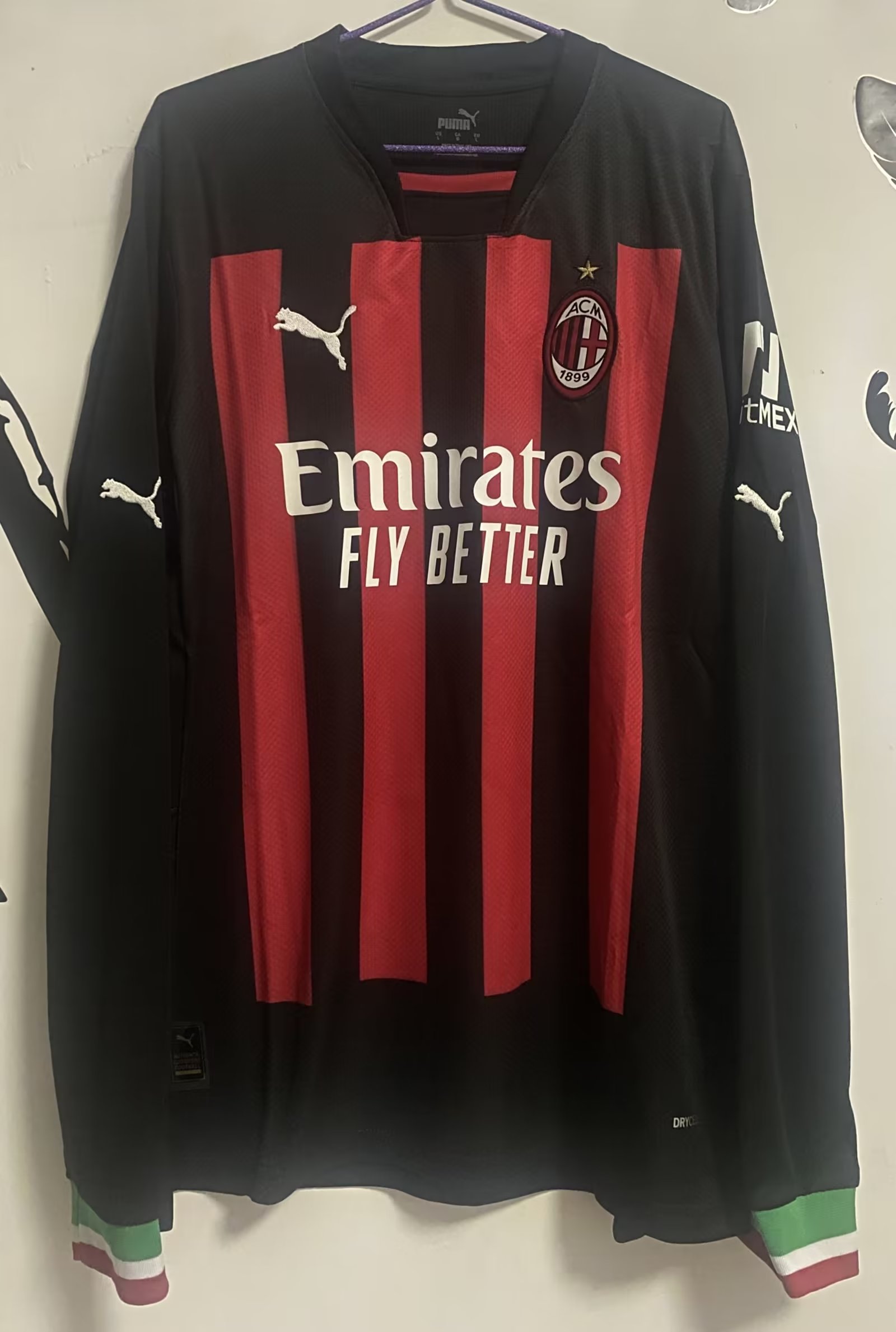 2022-2023 AC MILAN HOME long soccer Jersey 