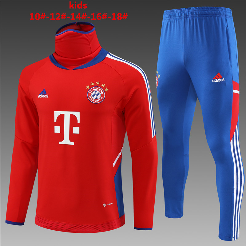 2022-2023 BAYERN MUNICH home KIDS kit  choker