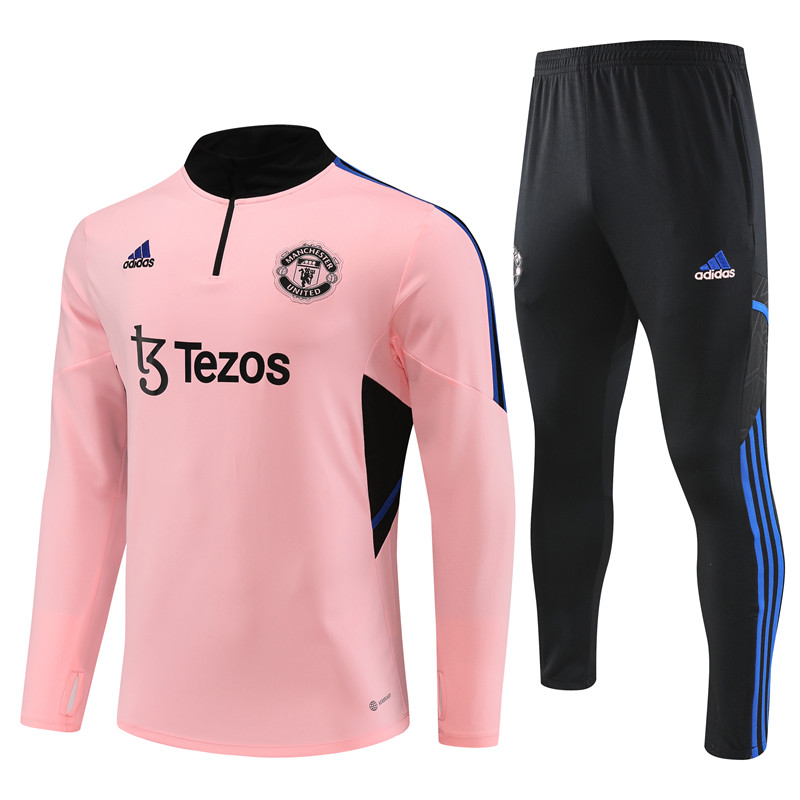 2022-2023 Manchester united Adult kit soccer jersey Training suit 