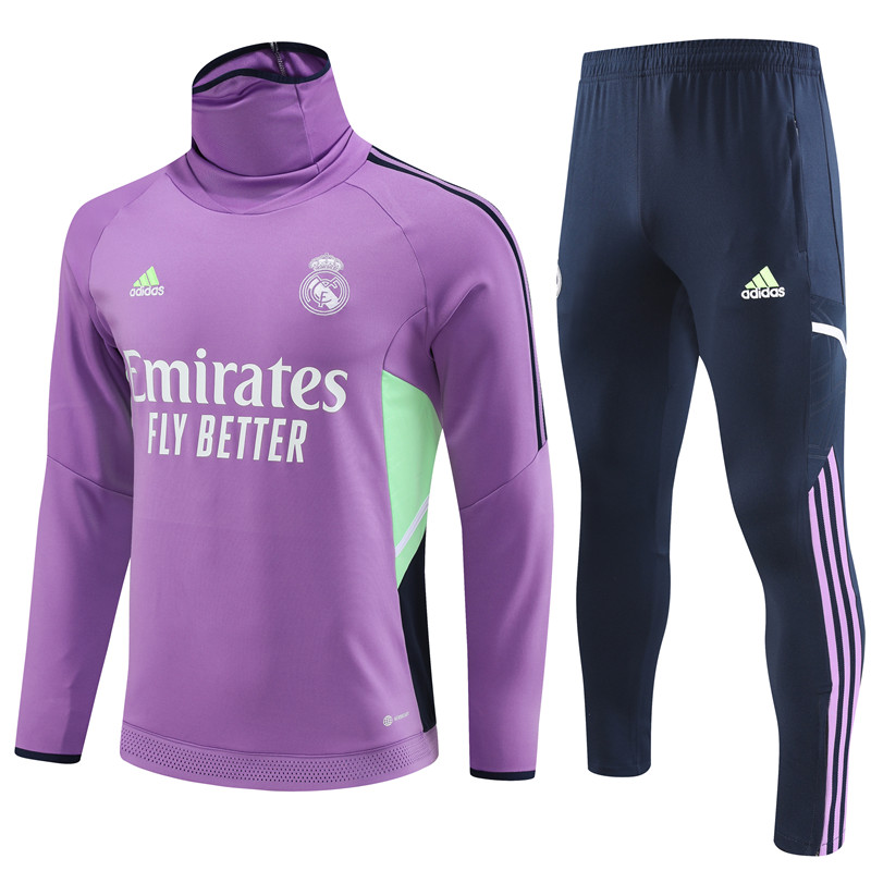 2022-2023 Real Madrid adult  training set  Long sleeve choker