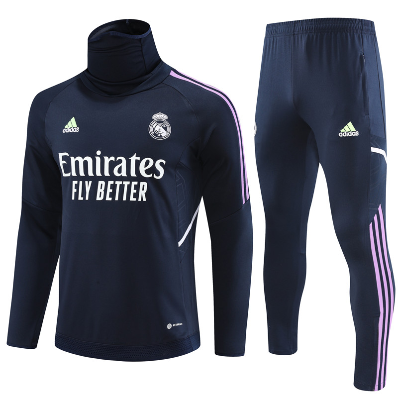 2022-2023 Real Madrid adult  training set  Long sleeve choker