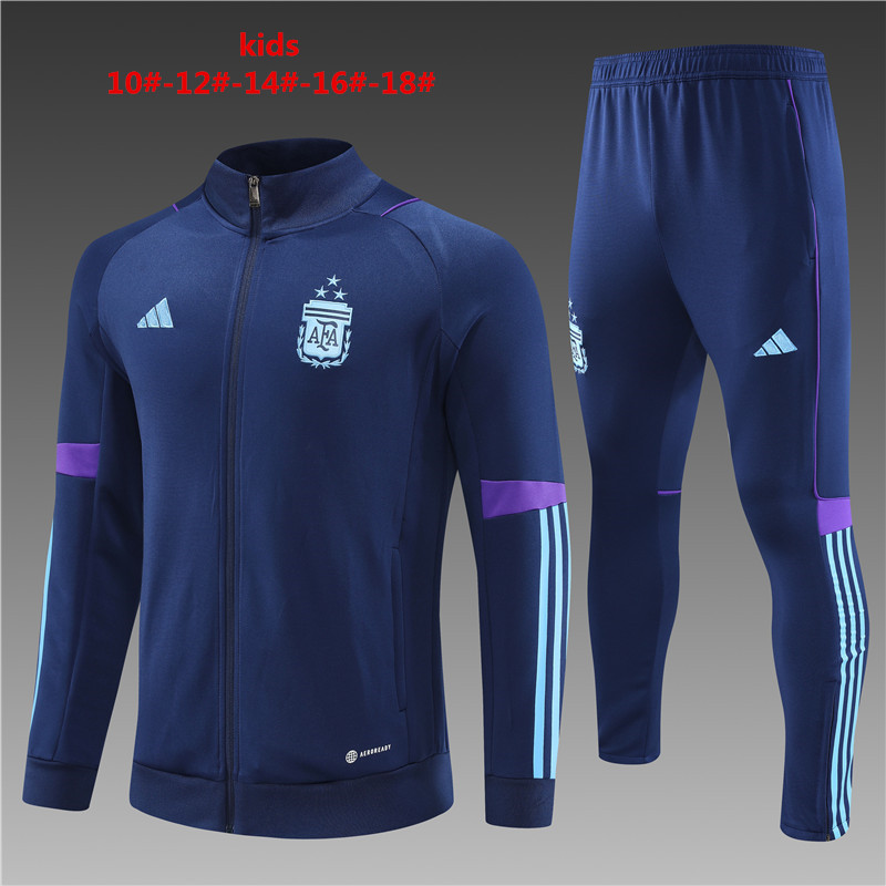 2022/2023 Argentina kids kit Training suit jacket