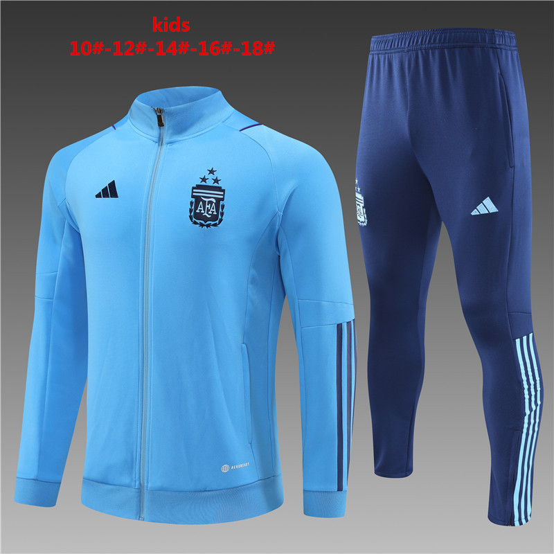 2022/2023 Argentina kids kit Training suit jacket