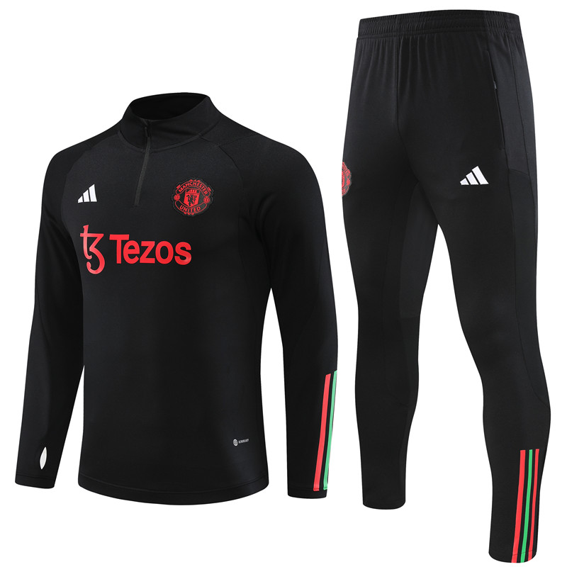 2023-2024  Manchester united Adult kit soccer jersey Training suit 