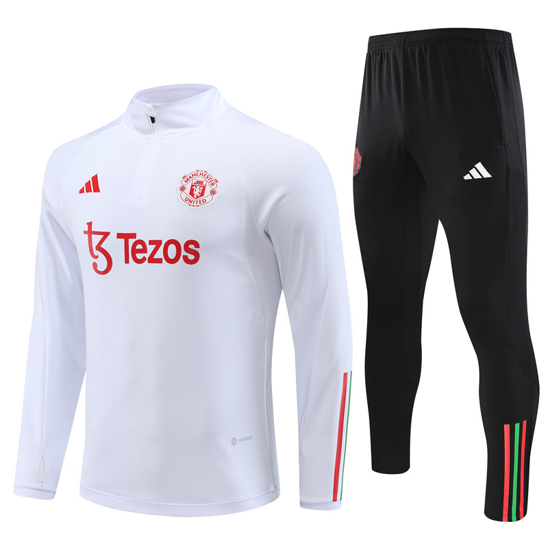 2023-2024  Manchester united Adult kit soccer jersey Training suit 