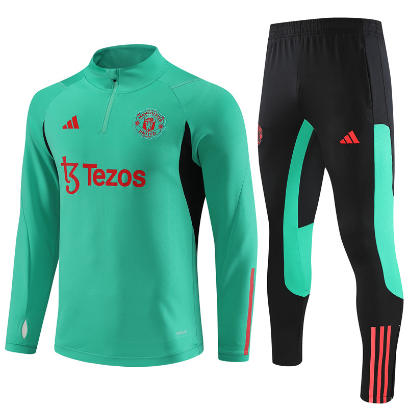 2023-2024  Manchester united Adult kit soccer jersey Training suit 