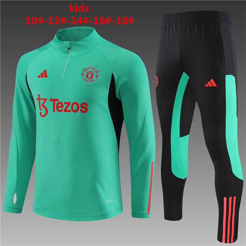 2023-2024 Manchester united kids kit Training clothe