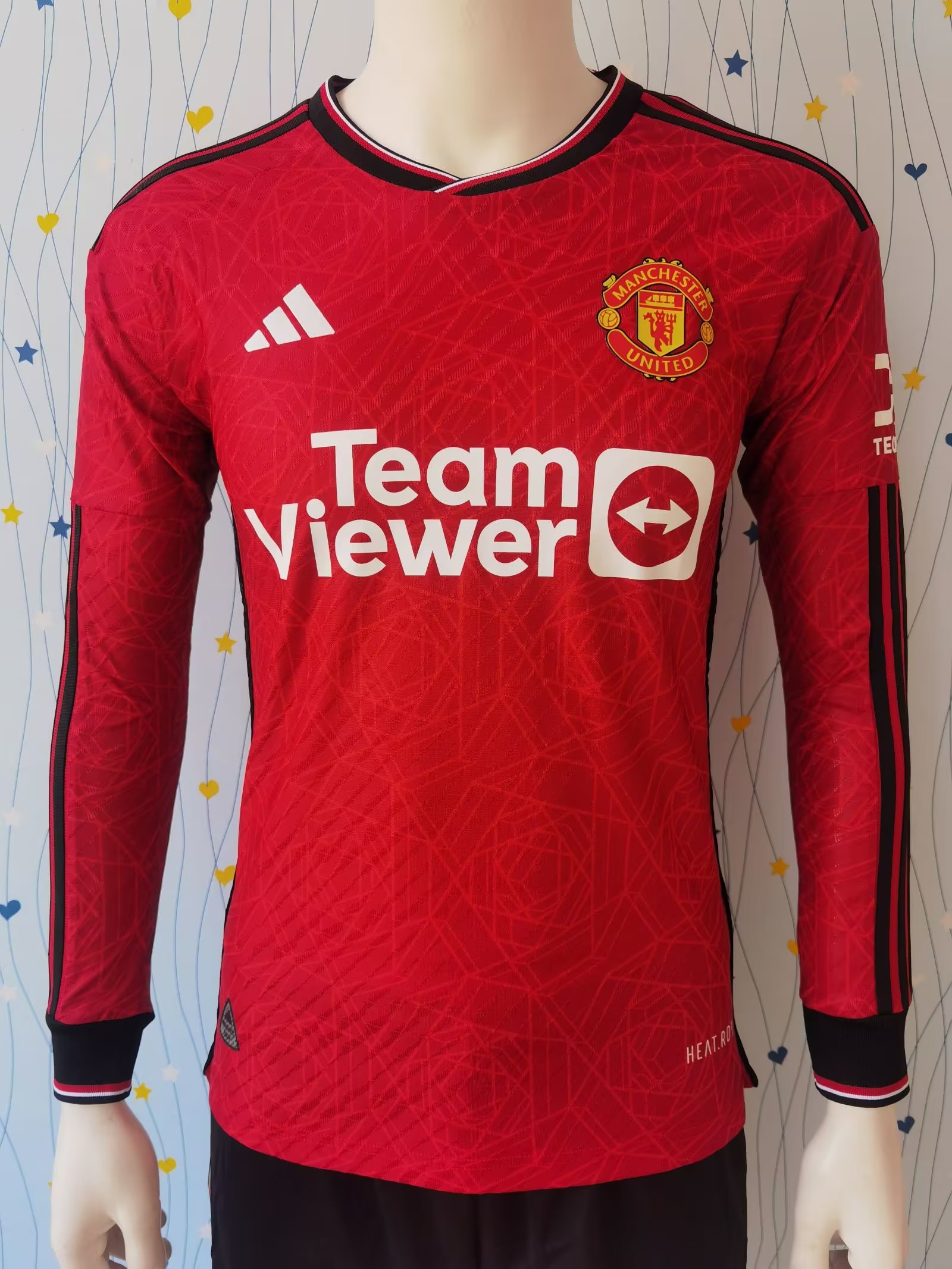 2023/2024 Manchester United home Player version  long Tight
