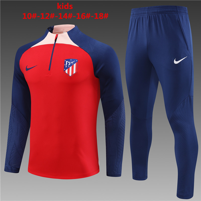 2023-2024  Atletico Madrid kids kit training suit 