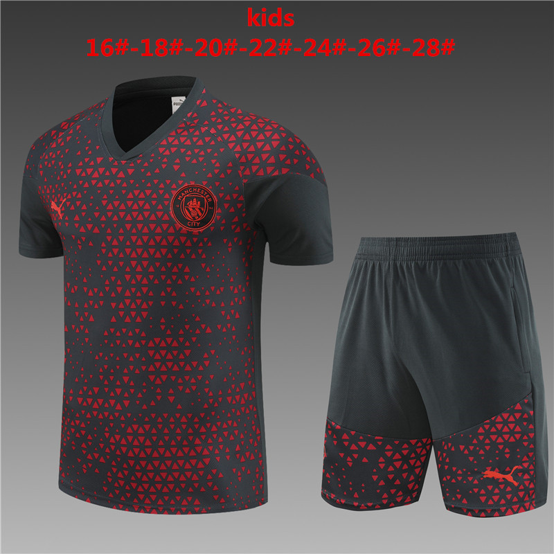 2023/2024 Manchester City away kids kit  Training clothes