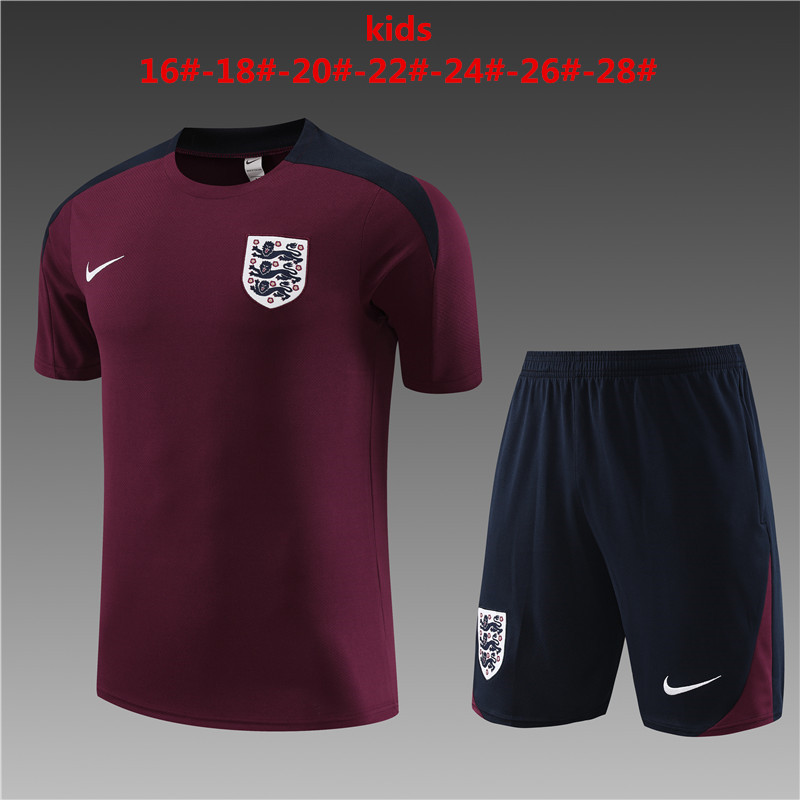 2023-2024 England Home kids kit  Training clothes 