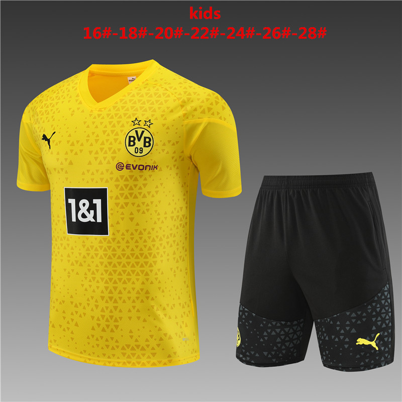 2023-2024 Borussia Dortmund HOME KIDS kit 