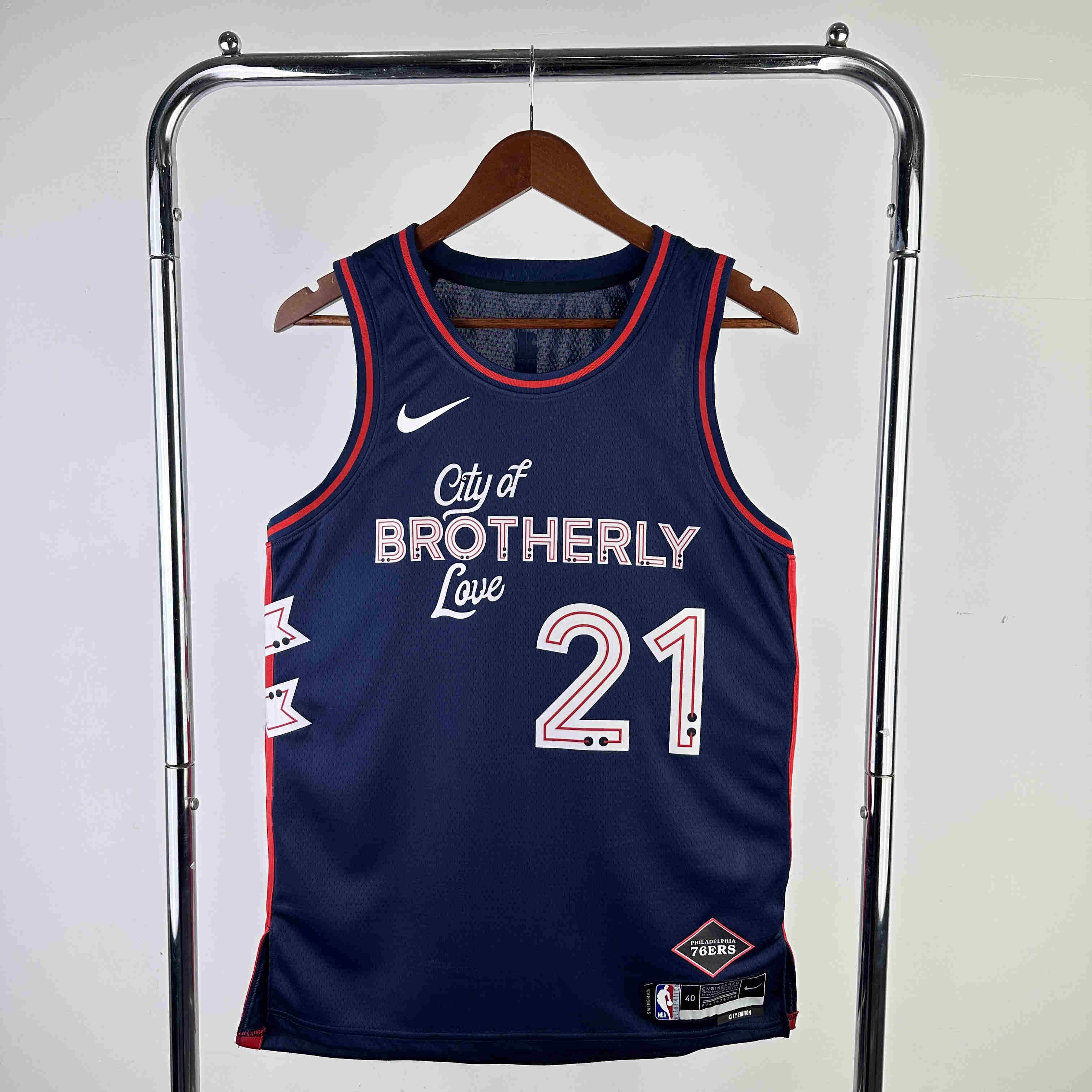 Philadelphia 76ers NBA Jersey  Embiid 21