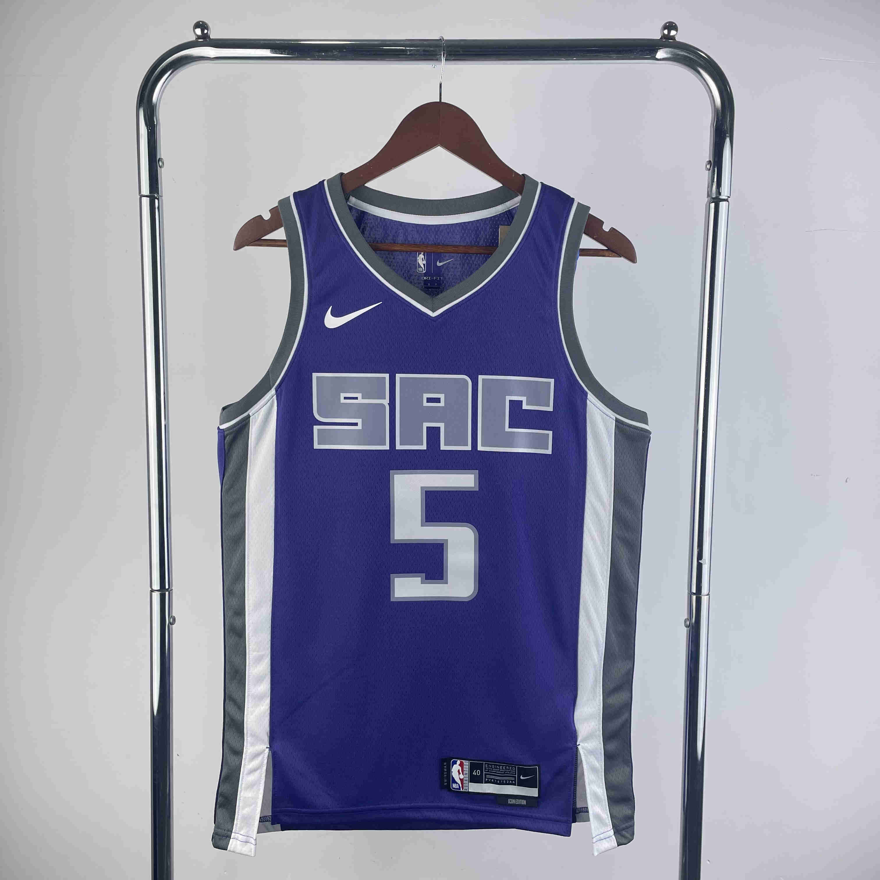 Rochester Royals NBA Jersey Fox 5 away purple