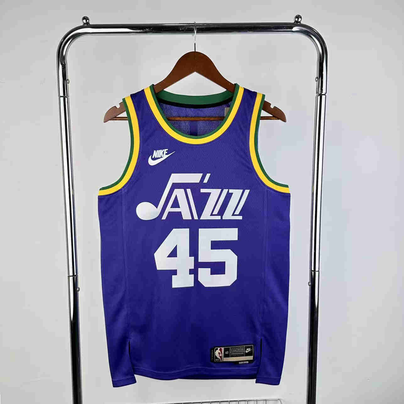 Utah Jazz NBA Jersey Mitchell  45