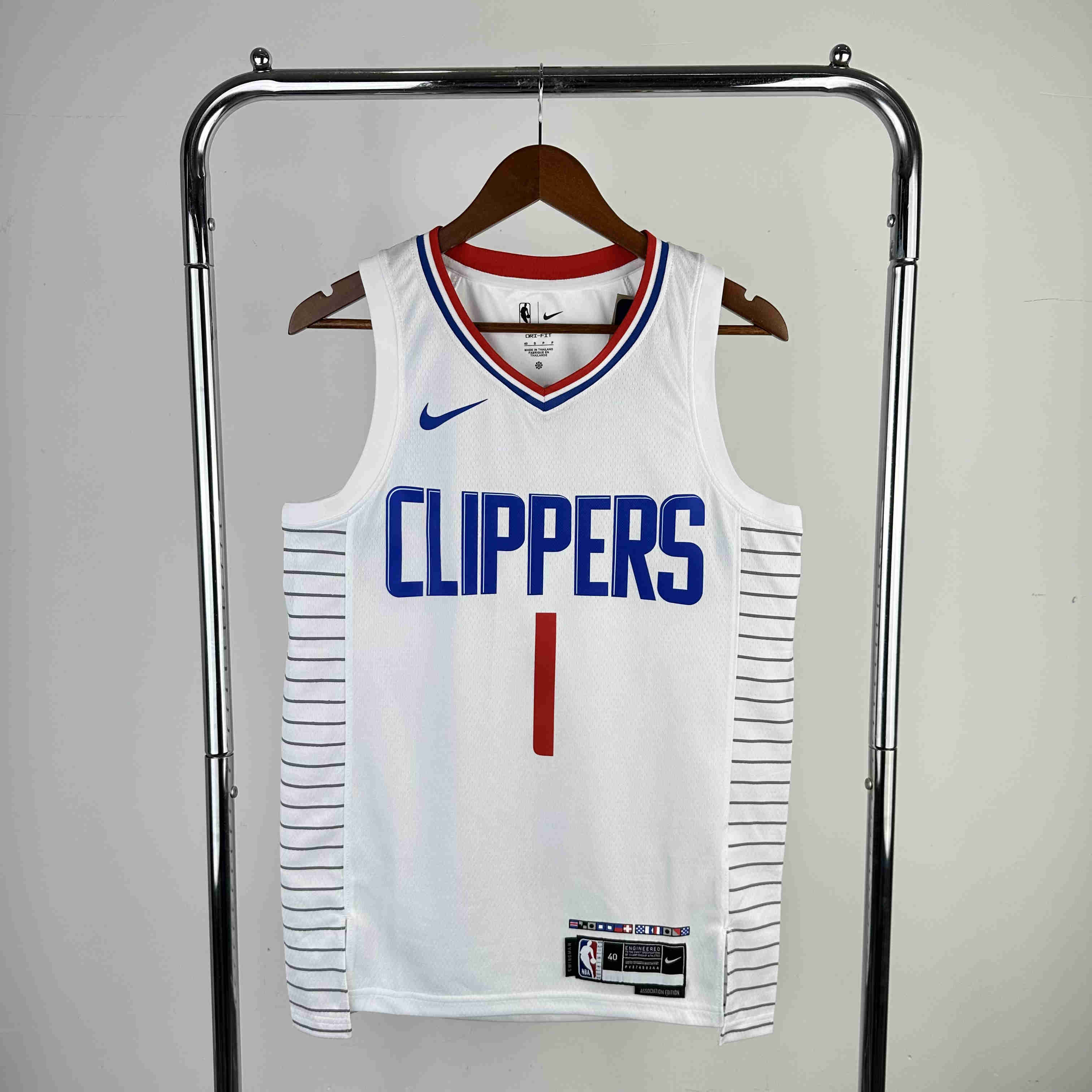 Los Angeles Clippers NBA Jersey home white   Harden 1