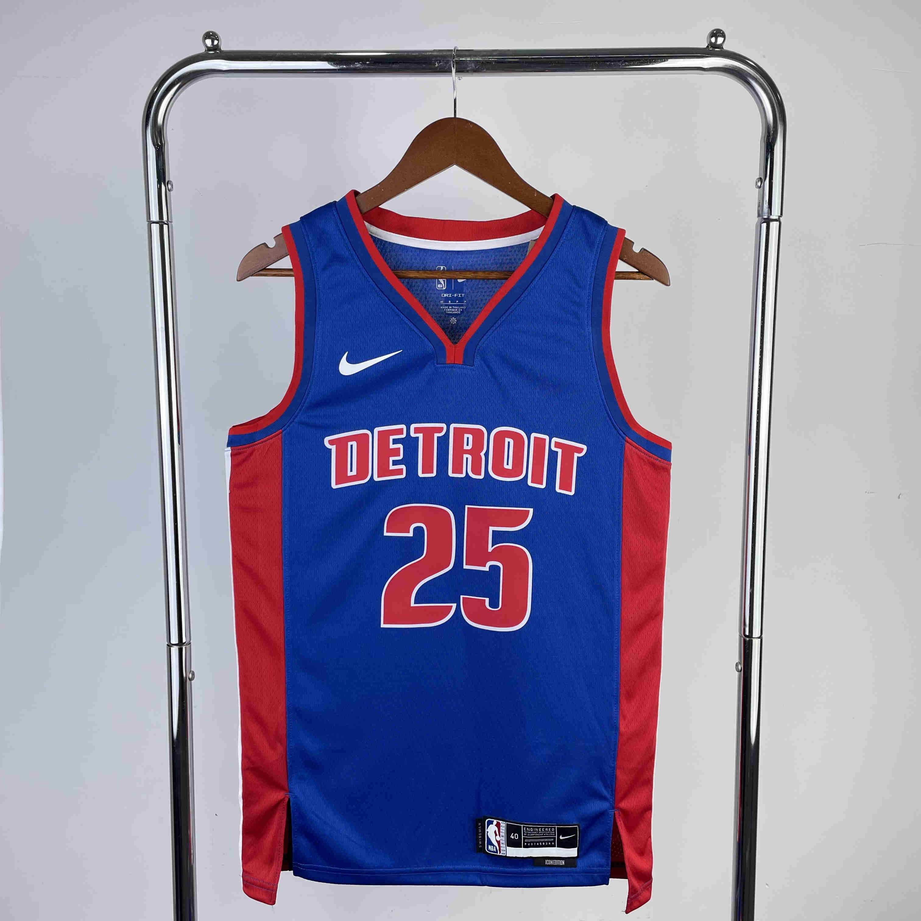 Fort Wayne Pistons NBA Jersey  Rose 25