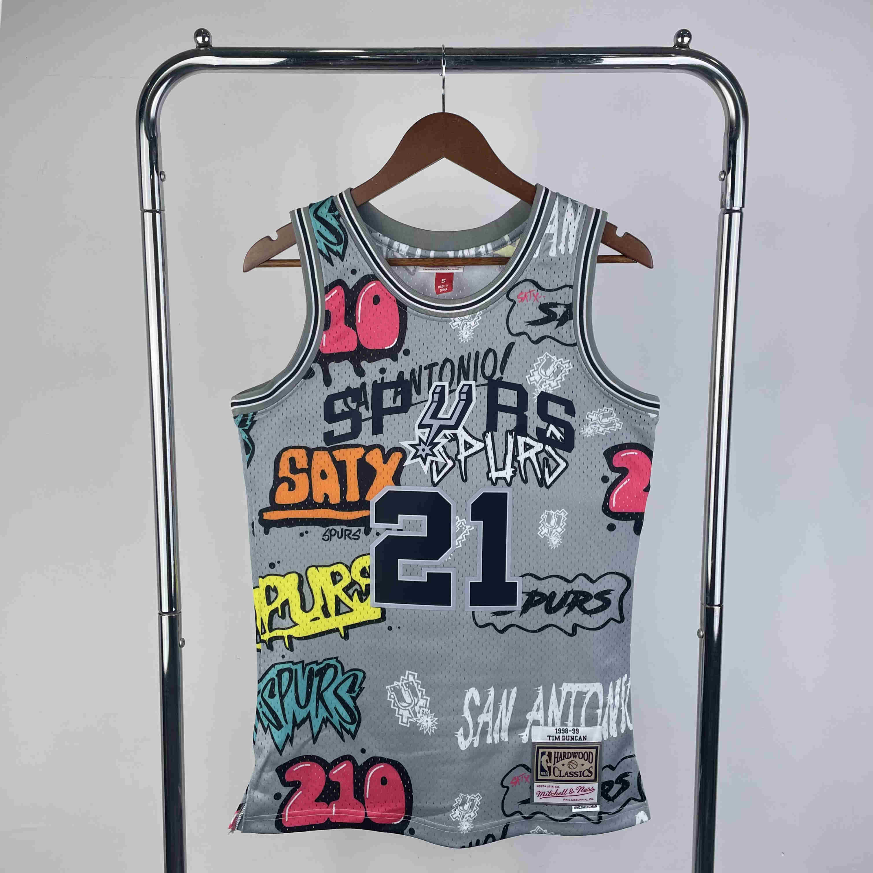 San Antonio Spurs NBA Jersey Duncan 21