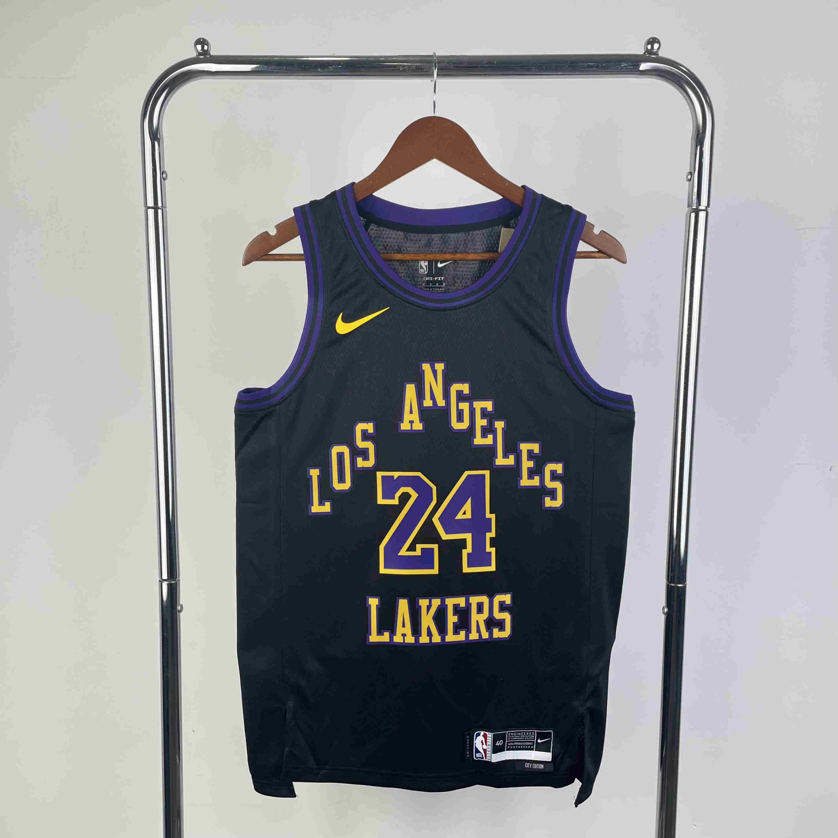 Los Angeles Lakers NBA Jersey braɪənt 24