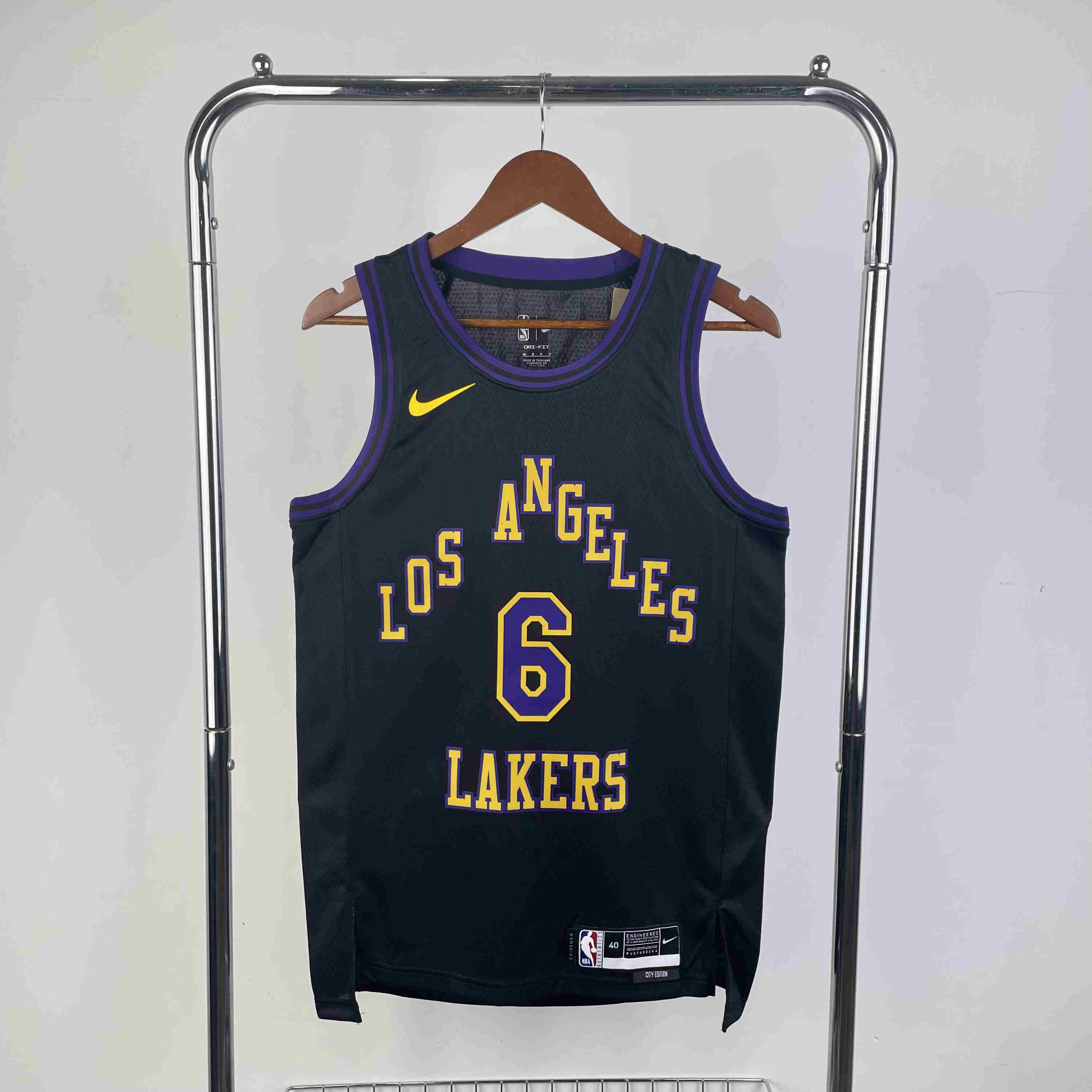 Los Angeles Lakers NBA Jersey  James 6