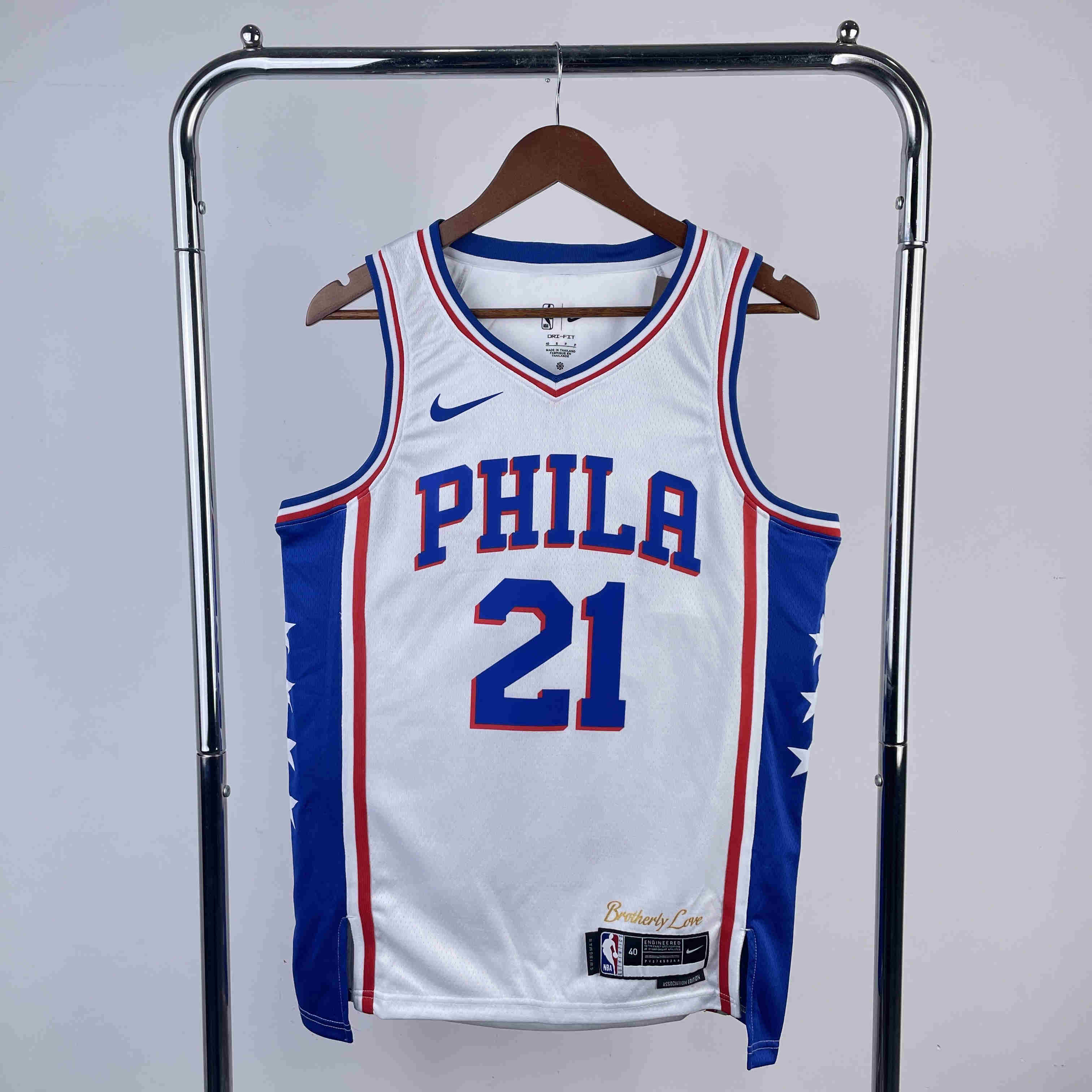 Philadelphia 76ers  NBA Jersey Embiid 21