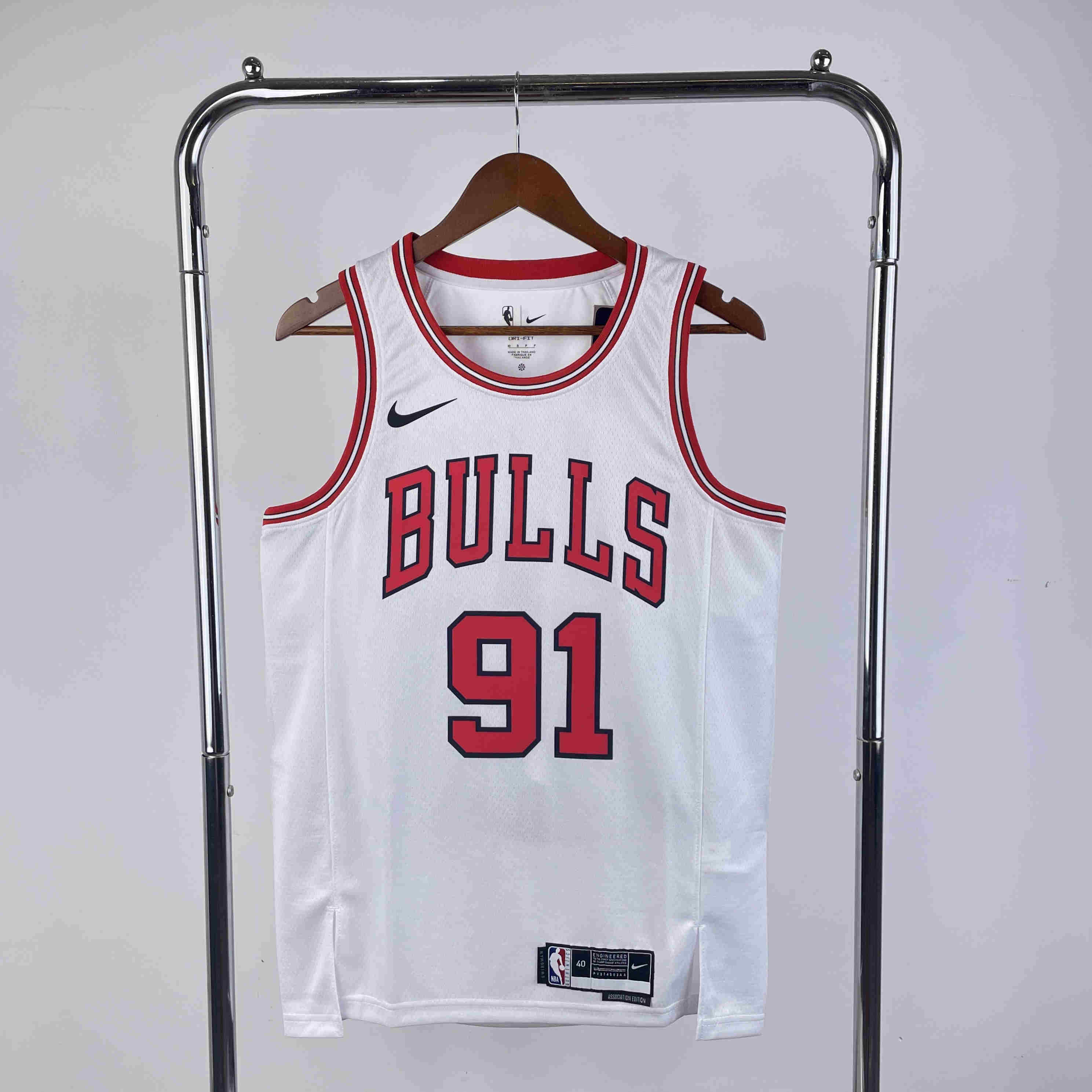 Chicago Bulls  NBA Jersey Rodman 91