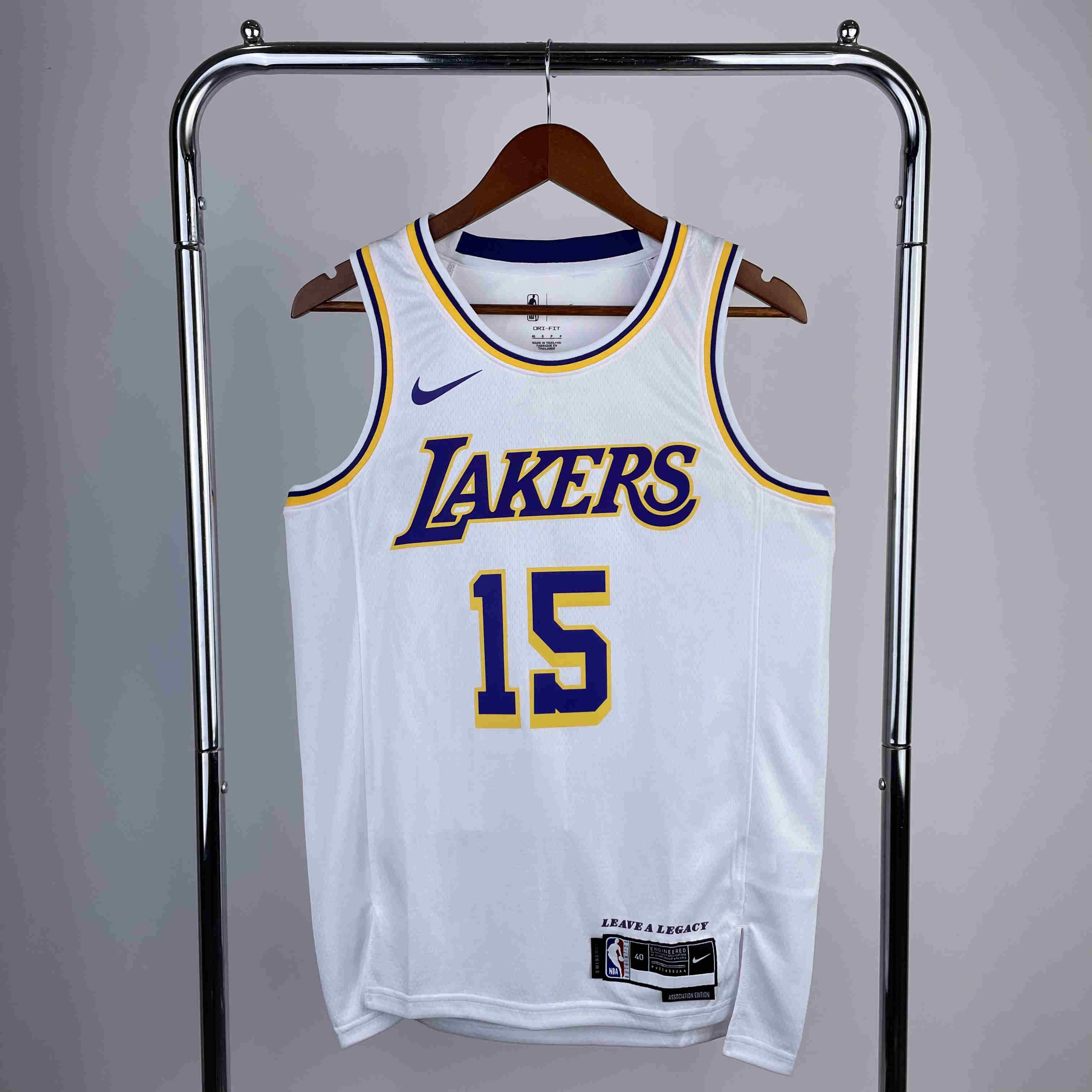 Los Angeles Lakers NBA Jersey reaves  15