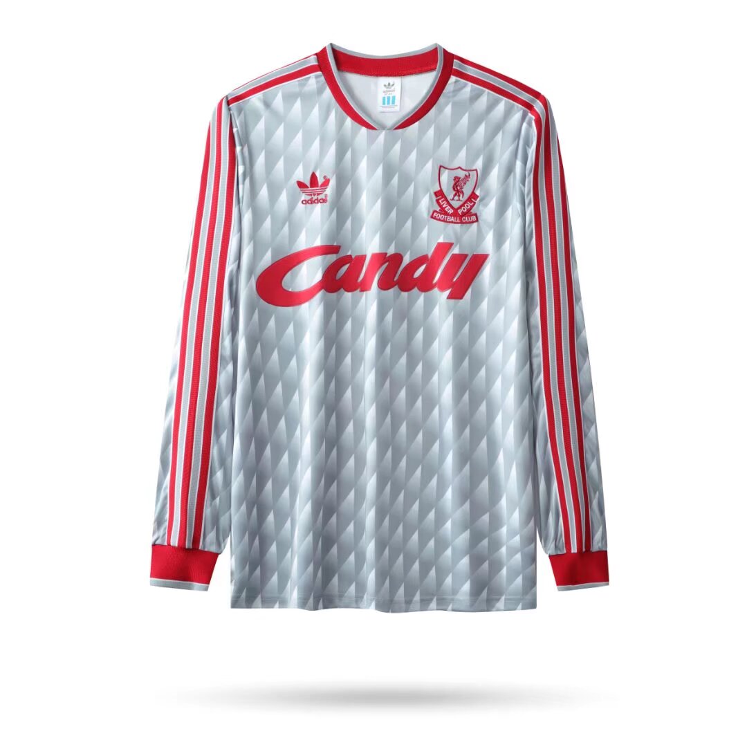 1990-1991  Liverpool F.C. retro Long sleeved